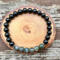 Moss Agate and Black Tourmaline Bracelet for Abundance and Prosperity by Rock My Zen